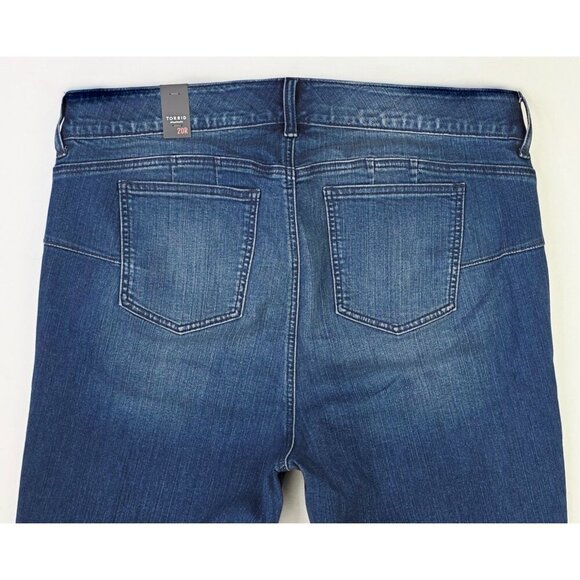 Torrid Bombshell Skinny Premium Stretch Size 20R Women 30" Imseam Blue Jeans NWT - Picture 12 of 14